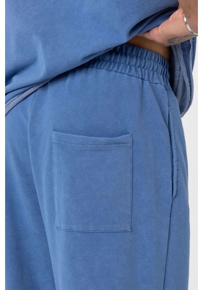 Yıkamalı Oversize Eşofman Takım V90-02 İndigo