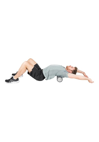 Delta Orta Sert Tırtıklı Foam Roller Gri Pgtg1060