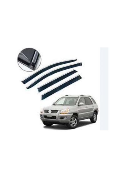 Kia Sportage 2003 2009 Kromlu Cam Rüzgarlığı