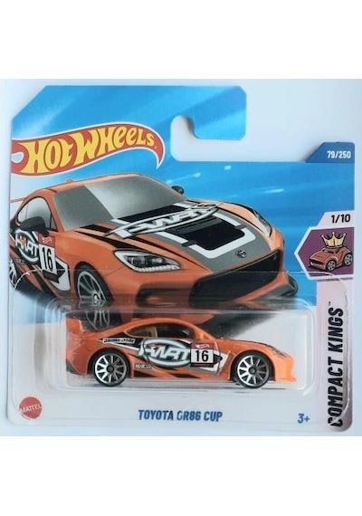 Hot Wheels Tekli Arabalar Toyota Gr86 Cup Hyx23 Renkli
