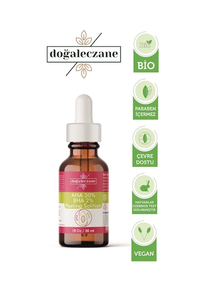 Doğal Eczane Aha-Bha Leke Karşıtı Cilt Tonu Eşitleyici Peeling Serum 30 ML