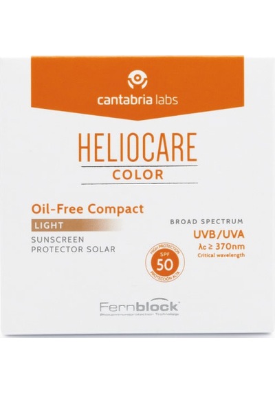 Heliocare Compact Oil Free Light SPF 50 Açık Ten Pudra 10 G