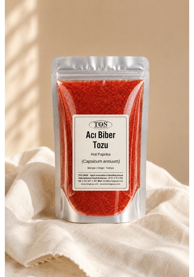 Acı Kırmızı Biber Tozu 500 gr (1. Kalite) Capsicum annuum / Hot Paprika