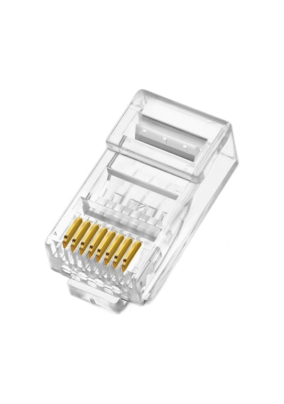 Rj45 Konnektör 100 Adet Network Konnektör Cat5 Jak Jack İnternet