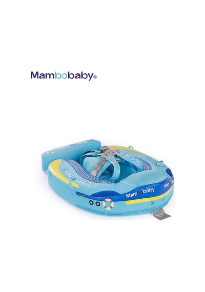Mambobaby Yüzme Simidi - Ship, Emniyetli, Gölgelikli Ve Ayak Destekli