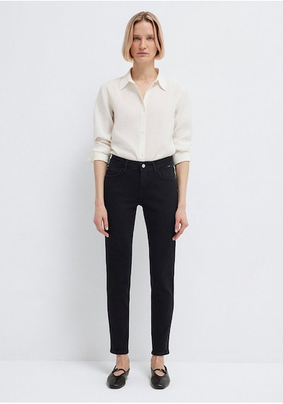 Mavi Ada Everyday Puslu Antrasit Jean Pantolon 1020590492 Gri