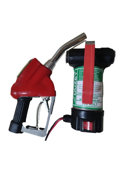 220 Volt Mazot Aktarma Pompası & Sayaçlı Tabanca Seti Litre Ölçm