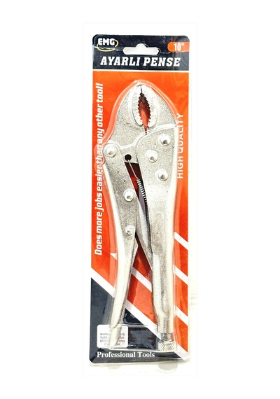 Emg Ayarlı Kilitli Pense Oval 10" İnç