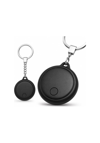 Tr Akıllı Takip Cihazı Apple Find My İle Uyumlu, Anahtarlık Tasarımlı, Siyah, İos Destekli Bluetooth Tag