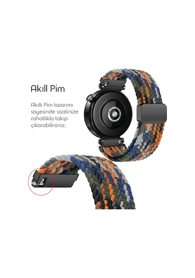 Örgü Loop 18mm Kumaş Kordon Huawei İle Uyumlu Gt5 41mm/gt5 Pro 42mm/gt4 41mm İçin Manyetik Tokalı Terlemeye Karşı Nefes Alabilen Bileğe Göre Ayarlanabilen Elastik Kayış Çok Renkli Örgü Loop 18mm Kumaş Kordon Huawei İle Uyumlu Gt5 41mm/gt5 Pro 42mm/gt4 41mm İçin Manyetik Tokalı Terlemeye Karşı Nefes Alabilen Bileğe Göre Ayarlanabilen Elastik Kayış Çok Renkli