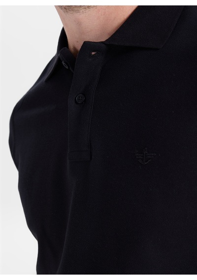 Dockers Siyah Erkek Regular Fit %100 Pamuk Polo T-shirt D261002