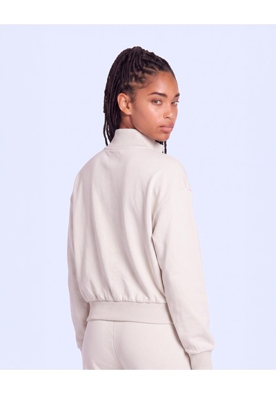 Kappa İleria Tur Kadın Bej Oversize Sweatshirt