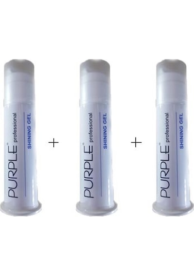 Purple Professional Shining Gel Wax 3 x 100 ML