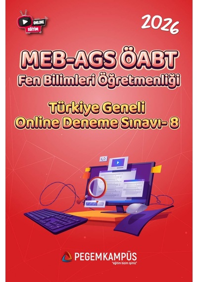 2026 Meb-ags Öabt Fen Bilimleri Öğretmenliği Türkiye Geneli Online Deneme Sınavı-8