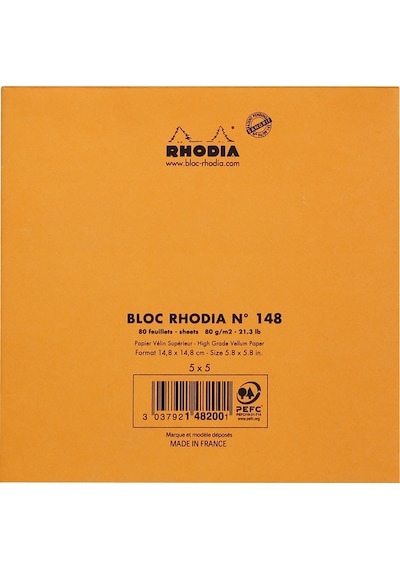 Rhodia Kareli Bloknot Turuncu Rt1482001