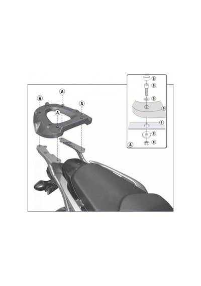 Arka Çanta Taşıyıcı 1109Fz Honda Integra 700 12-13