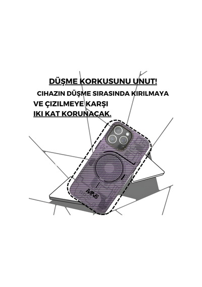 14 Pro Kılıf/kamera Koruma Çerçeveli/Apple iPhone  Uyumlu  14 Pro Kılıf/özel Tasarımlı/ultra Ince/magsafe Özellikli Mor