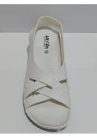 Aryan 37-759 Anatomic Kadın Dolgu Topuk Sandalet Siyah