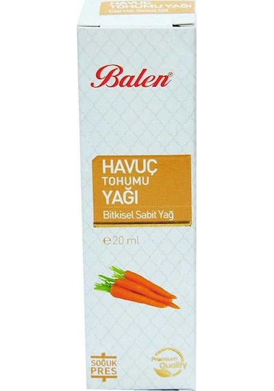Balen Havuç Tohumu Yağı 20 ML