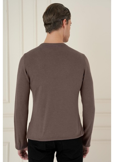 Efor Tr 875 Slim Fit Vizon Klasik Triko Vizon