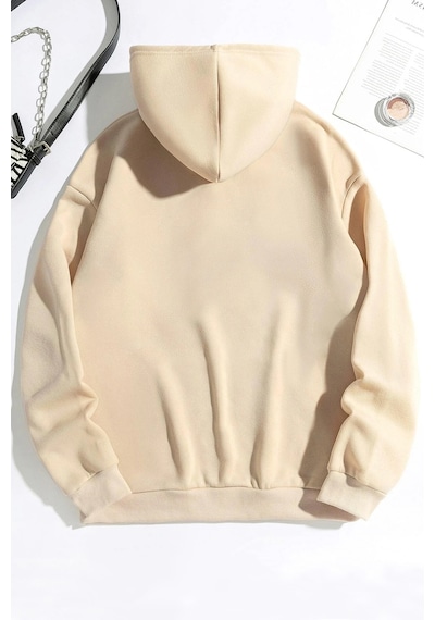 Unisex Montain Baskılı Sweatshirt Siyah