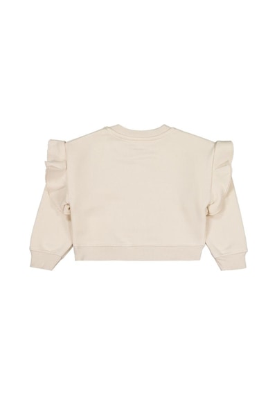 Civil Girls Kelebek Baskılı 2-5 Yaş Sweatshirt Taş