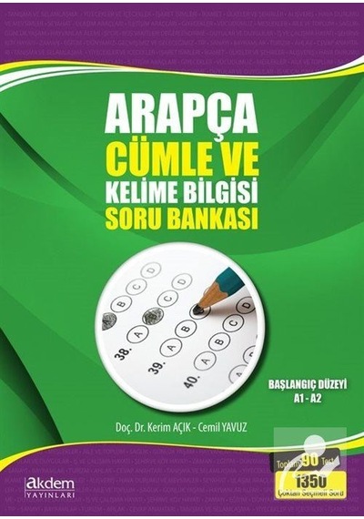 Arapça Cümle ve Kelime Bilgisi Soru Bankası / Kerim Açık