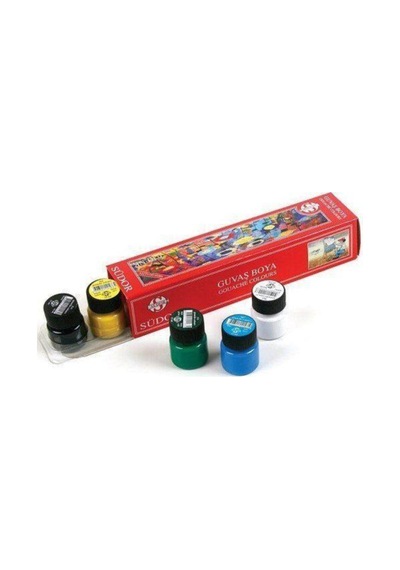 Guaj Boya Set 6x15 Ml Sd521 Kırmızı