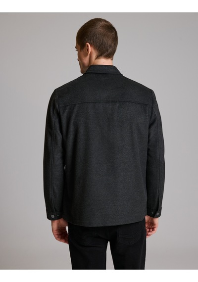 Pierre Cardin Antrasit Regular Fit Fermuarlı Ceket 50327909-vr006