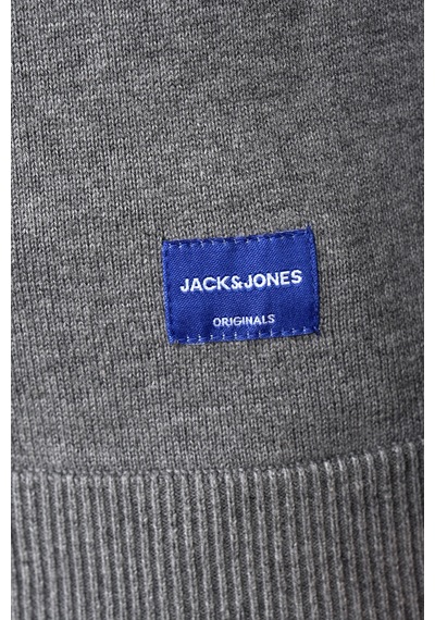 Jack & Jones Erkek Sweatshırt 12157614-grey 12157614-grey Gri Gri