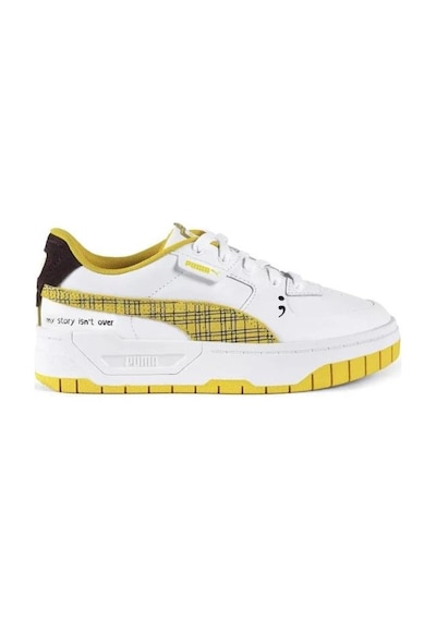 Puma Cali Dream College Kadın Sarı Sneaker Ayakkabı 39194401 I-95 Beyaz
