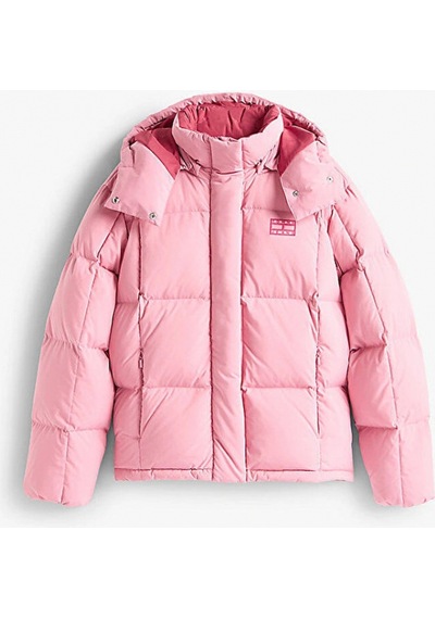 Tommy Hilfiger Tjw Alaska Grid Kısa Kuş Tüyü Kadın Pembe Ceket Dw0dw21624thc Pembe