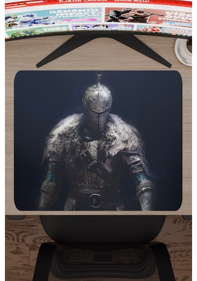 Dark Souls Kaymaz Dikişli Kauçuk Oyuncu Mousepad V2 - 48x40 Xl Gaming Mouse Pad Fare Altlığı