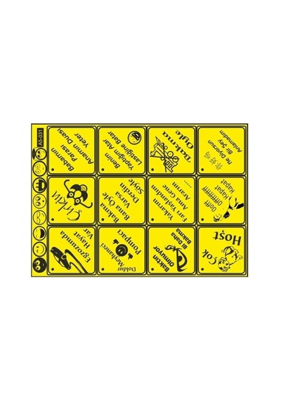 A5 Sticker 043 Tek Paket Çoklu Sticker Standart