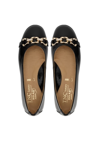 Relax Anatomic Tnc Luxury Kadın Hakiki Deri Siyah Comfort Ayakkabı 611 Et1658-03 Bn Ayk Sk26-27 Black