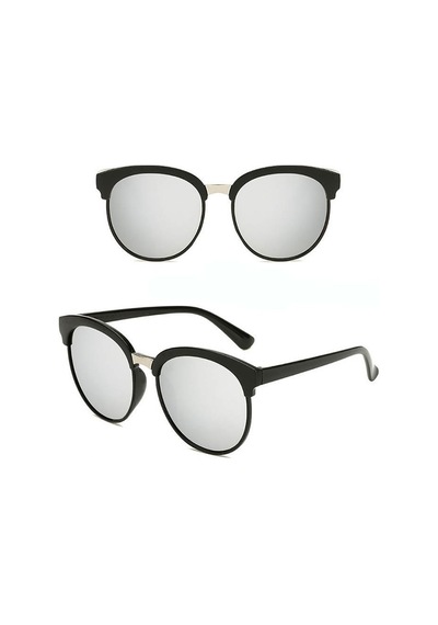Uv 400 Unisex Gözlük Mercury Reklektif Renkli Lensler Retro Gözlük