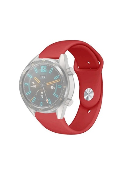 22mm Silikon Kayış Kordon Gear S3 Watch 4 -gt2 Gt2e 46mm Kayışkordon Watch Active 2 22mm- 5775 Renk: Beyaz