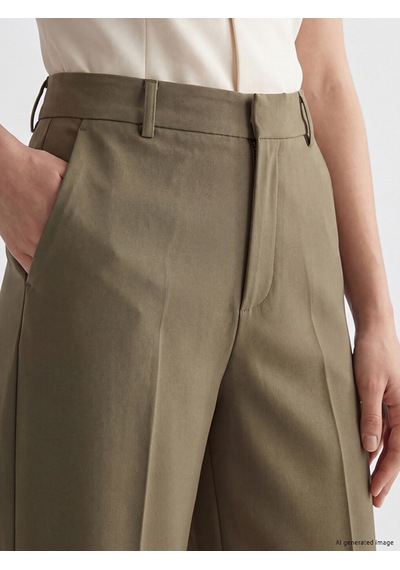 Lcw Vision Haki Regular Fit Kadın Pantolon