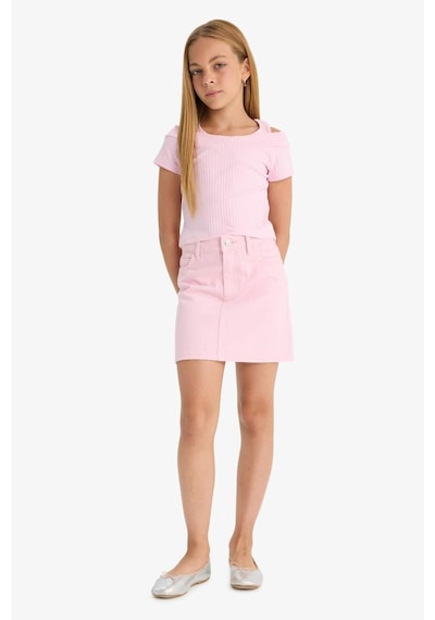 Defacto Kız Çocuk Gabardin Etek E2649a825smpn666 Pembe