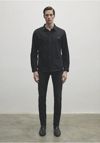 Mavi - Roy Lux Black Nights Koyu Gri Denim Gömlek 0210496-82410 Gri Mavi - Roy Lux Black Nights Koyu Gri Denim Gömlek 0210496-82410 Gri
