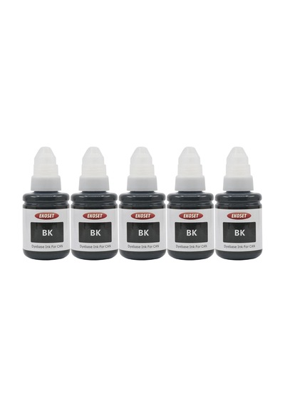 Ekoset Canon G3411 G3411 Uyumlu Siyah Mürekkep 135 ML 5'li Set