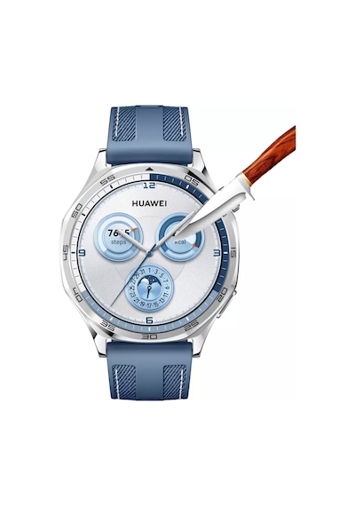 Huawei Watch Gt5 46mm Uyumlu Kolay Kurulum Aparatlı Temperli Cam Ekran Koruyucu