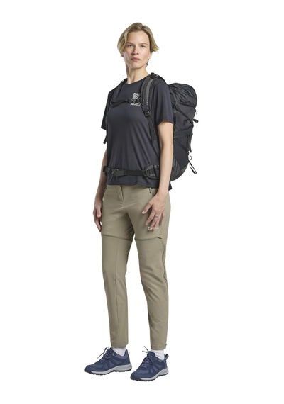 Jack Wolfskın Jack Wolfskin Vonnan Graphic T Kadın Tişört T0238 Çok Renkli
