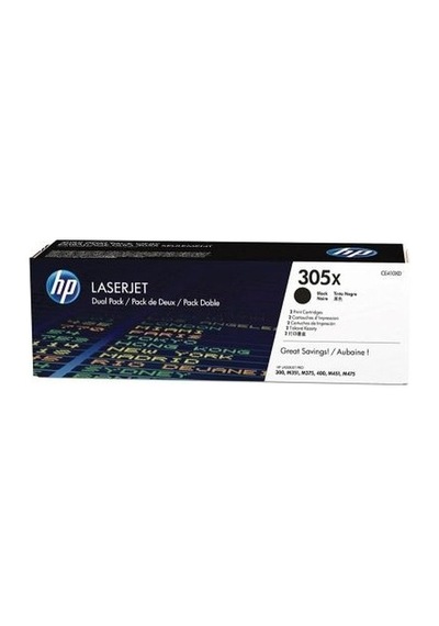 Hp 305X-Ce410Xd Siyah Toneri Yüksek Kapasiteli Ikili Paket