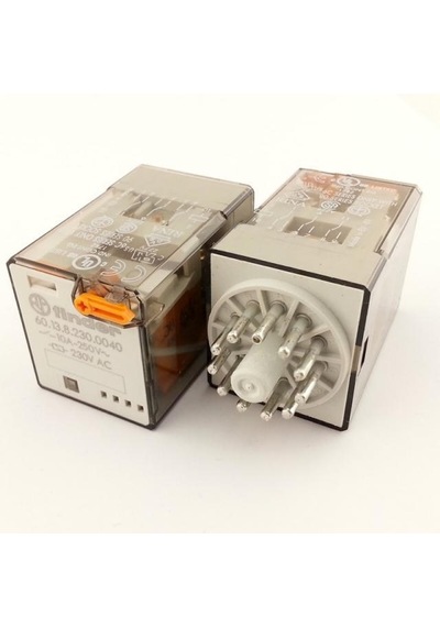 Finder Röle 60138230.0040 11 Pin Soket Tip AgNi 3CO 10A Kilitli T