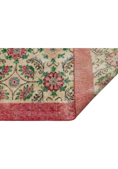 Klasik Modern Vintage Eskitme El Dokuma Halı 171 X 278 Cm 8860