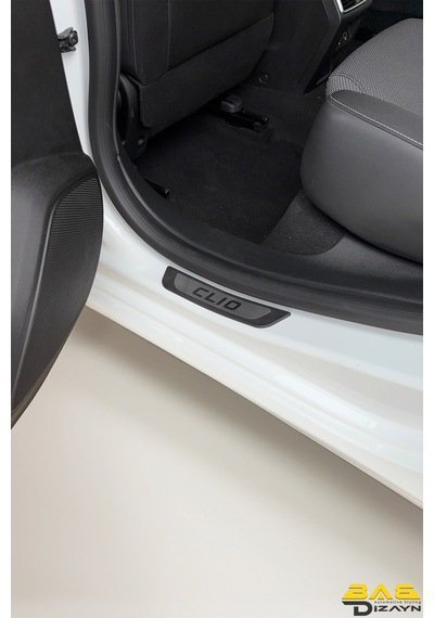 Renault Clio 5 Krom Kapı Eşik Koruması 2019 Ve Üzeri 4 Parça