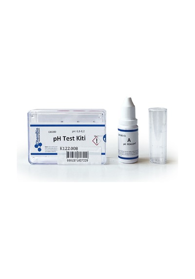 Chembio Ph Test Kiti 6.8-8.2 Kolorimetrik 100 Test Su Havuz Akvaryum