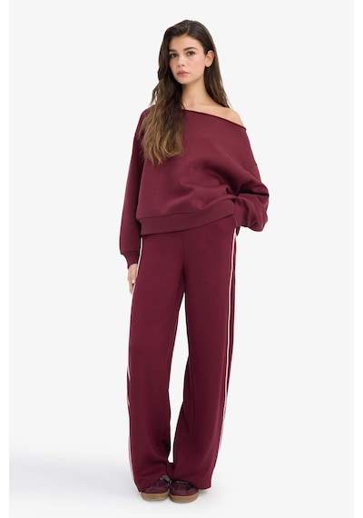 Defacto Straight Fit Cepli Düz Paça Eşofman Altı D6668ax25aubr232 Bordo-br232 Defacto Straight Fit Cepli Düz Paça Eşofman Altı D6668ax25aubr232 Bordo-br232