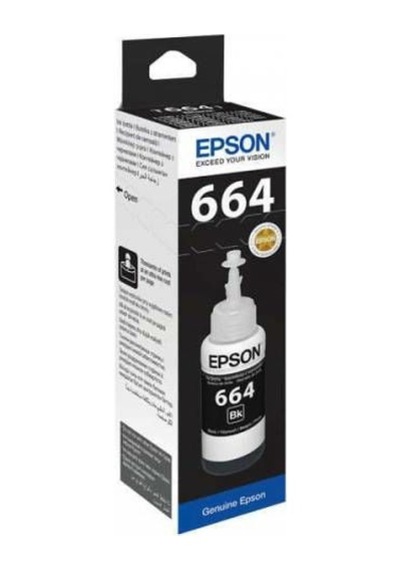 Epson T6641 Siyah Mürekkep